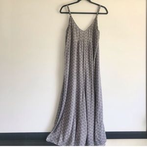 Anthropologie Floreat Daphne Jumpsuit in Blue